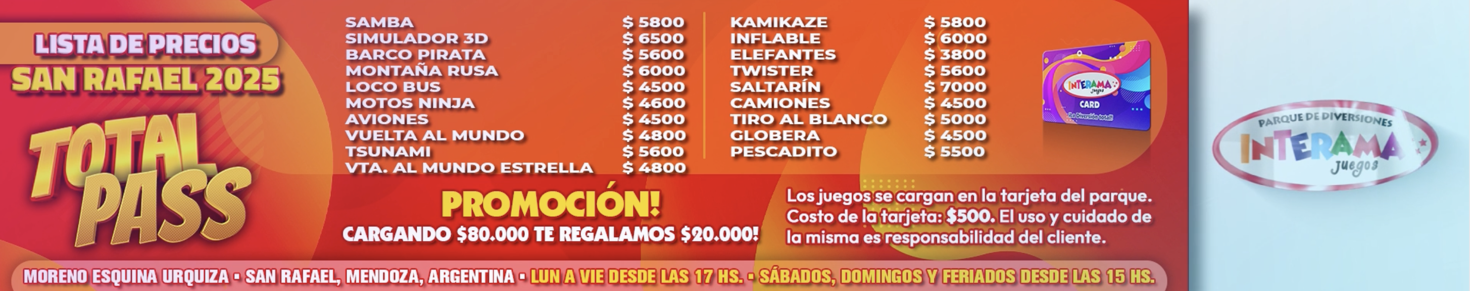 Banner de Ticket Juegos