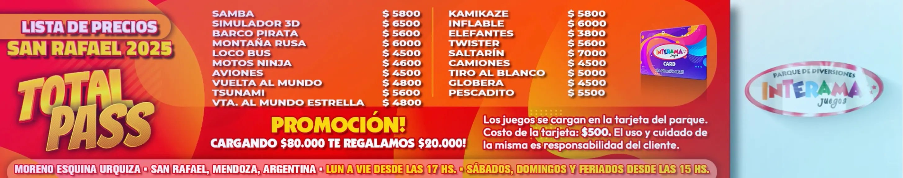 Banner de Ticket Juegos