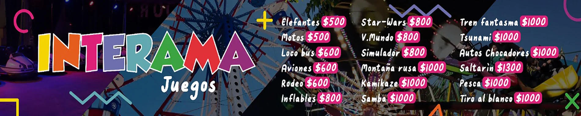 Banner de Ticket Juegos